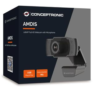 Produktbild für Webcam Conceptronic AMDIS01B, schwarz