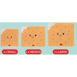 Produktbild für Druckverschlussbeutel Legami ZB0003, Cookie, 210 x 230 mm