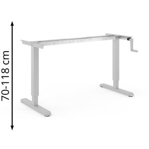 Schreibtischgestell Actiforce Pro 310 HC, silber