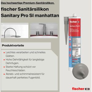 Produktbild für Silikon Fischer Premium, DSSA, manhattan