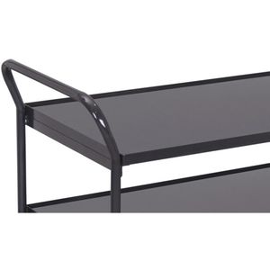 Produktbild für Tischwagen VARIOfit sw-500.600/AG, Metall &amp; Holz