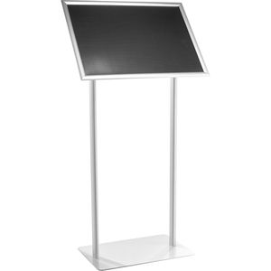 Produktbild für Infoständer Böttcher-AG aus Aluminium, silber, A2