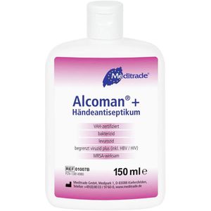 Meditrade Desinfektionsmittel Alcoman+, alkoholisch, Händedesinfektion, 150ml