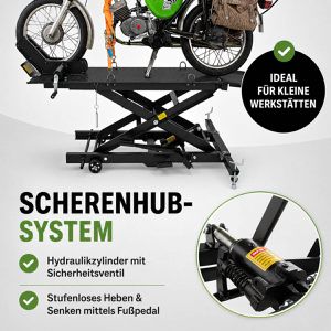 Produktbild für Hebebühne Trutzholm 35077, schwarz, für Motorrad