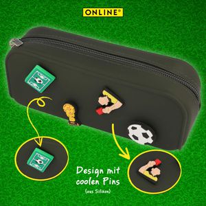 Produktbild für Federmäppchen Online Silikon Pins Soccer