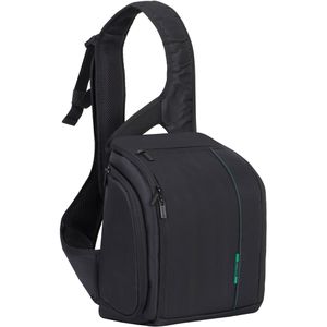 Kameratasche Rivacase Green Mantis 7470, aus Polyester,schwarz