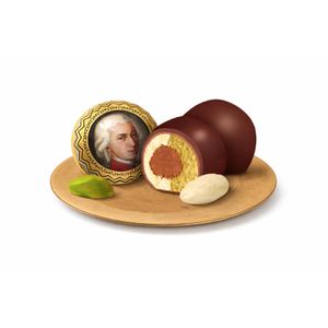 Produktbild für Pralinen Edeka Herzstücke Mozartkugeln, 10 Stück