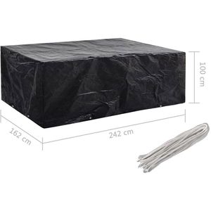 Produktbild für Gartenmöbel-Abdeckung vidaXL 45122, schwarz