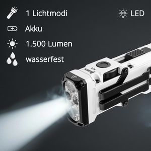 Produktbild für Taschenlampe Wuben X4 weiß, LED, aufladbar