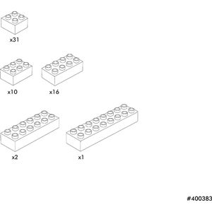 Produktbild für Klemmbausteine HUBELINO 400383, ab 1,5 Jahre