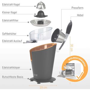 Produktbild für Zitronenpresse LEBENLANG LBL833