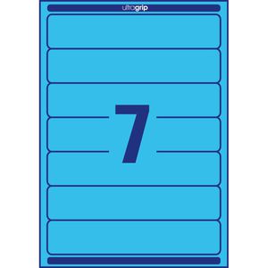 Produktbild für Rückenschilder Zweckform L4763-20, blau