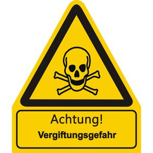 Hinweisschild Abtec ISO 7010 W016, Folie