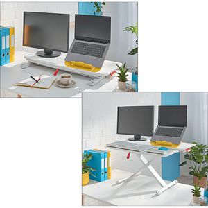 Produktbild für Schreibtischaufsatz Leitz Ergo Cosy, 65320085, grau