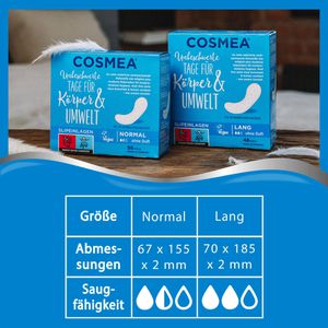 Produktbild für Slipeinlagen Cosmea Lang