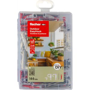 Produktbild für Schrauben-Dübel-Set Fischer 563577, EasyDIY Box Outdoor