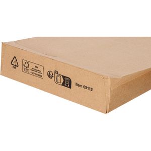 Produktbild für Faltentaschen Bong e-Green, C5, braun