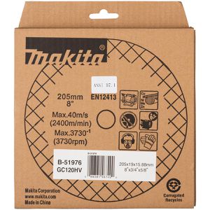 Produktbild für Schleifscheibe Makita GC120H, B-51976