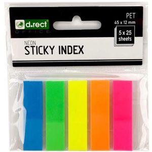 Haftmarker D.RECT 800084 Sticky Index, transparent