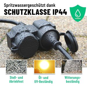 Produktbild für Verlängerungskabel Greate für außen IP44