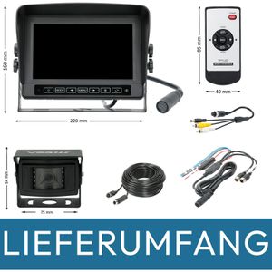 Produktbild für Rückfahrkamera VSG24 Proguard Profi HD 24568, Set