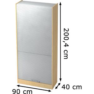 Produktbild für Rollladenschrank Hammerbacher N-Serie, aus Holz