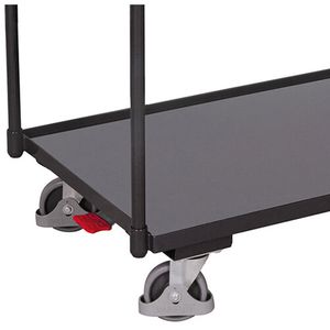 Produktbild für Tischwagen VARIOfit sw-701.501/AG, Metall &amp; Holz
