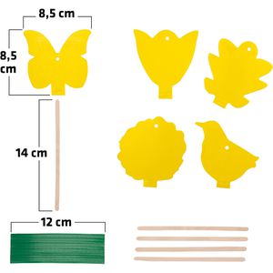 Produktbild für Gelbtafeln Gardigo Gelbsticker, Set, zum Hängen und Stecken