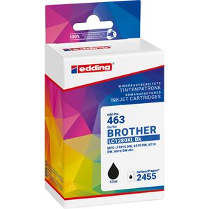 Produktbild für Tinte Edding EDD-463 für Brother LC-1280XLBK
