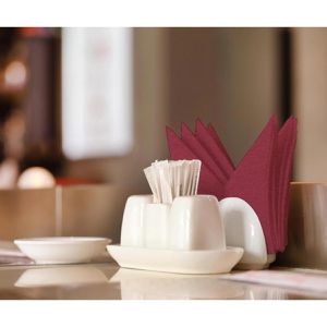 Produktbild für Servietten Papstar 82567, bordeaux