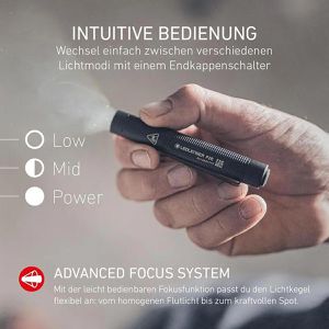 Produktbild für Taschenlampe Ledlenser P2R, LED, aufladbar