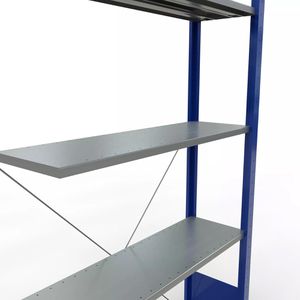Produktbild für Anbauregal Schulte 12635-B, 5 Metallböden