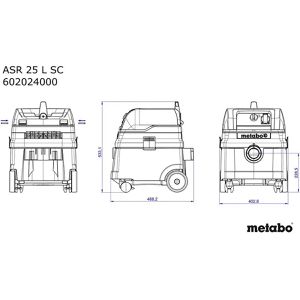 Produktbild für Nass-Trockensauger Metabo Allessauger ASR 25 L SC