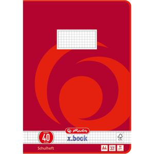 Produktbild für Schulheft Herlitz 340406 x-book, ab 5. Klasse, A4