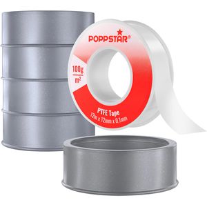 Dichtungsband Poppstar PTFE extra stark, 5 Stück