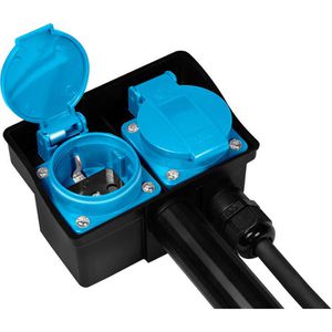 Produktbild für Gartensteckdose LogiLink LPS214, mit Erdspieß