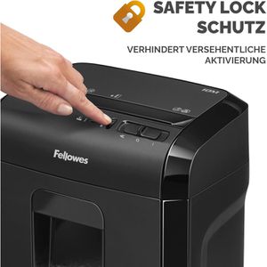 Produktbild für Aktenvernichter Fellowes 4630601 Powershred 10M, mit Rollen