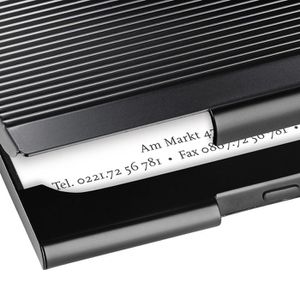 Produktbild für Visitenkartenetui Sigel VZ134, schwarz