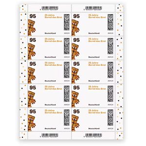 Briefmarken DeutschePost Set, 10 Stück à 95cent