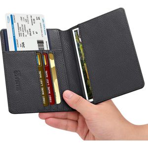 Produktbild für Reisepasshülle Fintie APPA001EU, schwarz