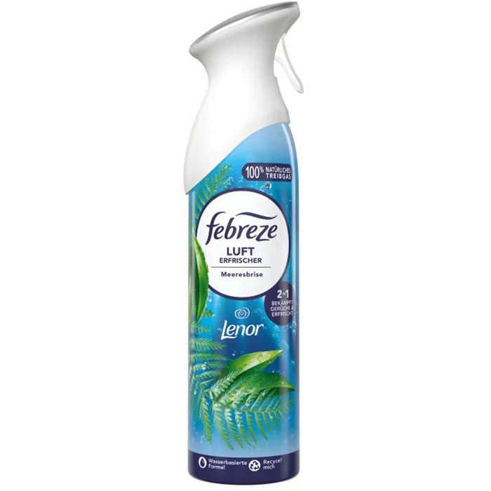 Febreze Raumduft Lenor Meeresbrise, Spray, geruchsneutralisierend, Frischehauch, 185ml – Böttcher AG