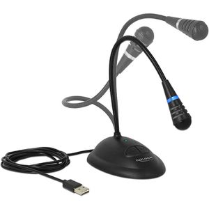 Produktbild für Mikrofon DeLock 65871, schwarz