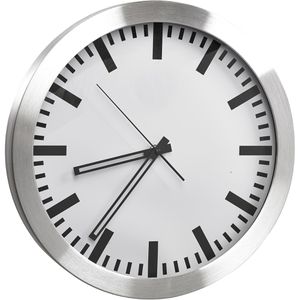 Produktbild für Wanduhr Alco 190, Aluminium, analog, Quarzuhr