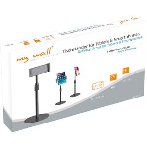 Produktbild für Tablet-Halterung myWall HT30L, schwarz, für Tisch