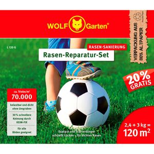 Produktbild für Rasensamen Wolf-Garten L 120 G Rasen-Reparatur-Set