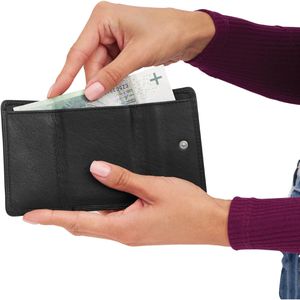 Produktbild für Portemonnaie Böttcher-AG Club, schwarz, aus Echt Leder