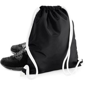 Produktbild für Turnbeutel BagBase Icon BG110, black, wasserabweisend