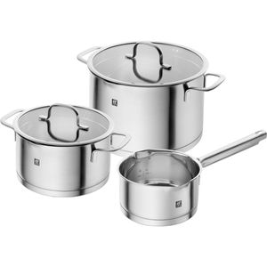 Produktbild für Topfset Zwilling TrueFlow 66920-003, Edelstahl