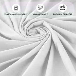 Produktbild für Spannbettlaken Buymax Jersey, 160 x 200 cm