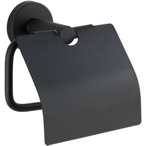 Produktbild für Toilettenpapierhalter Wenko Bosio Black, schwarz
